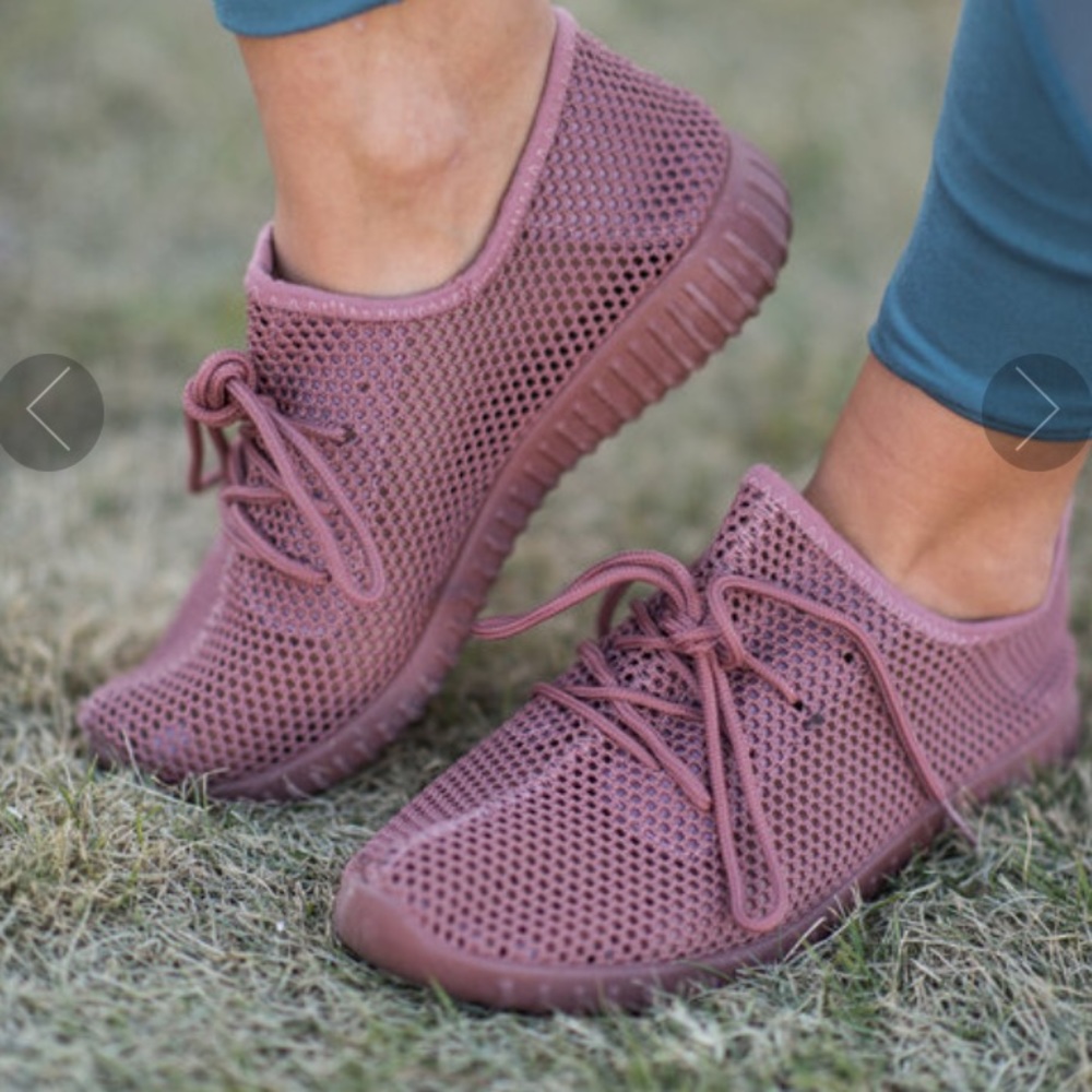 Mesh Pink/Purple Sneakers Size 5